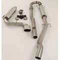 Piper exhaust  Vauxhall Astra MK5 2.0 16v Turbo - VXR Turbo Back with De-cat with 2 silencers